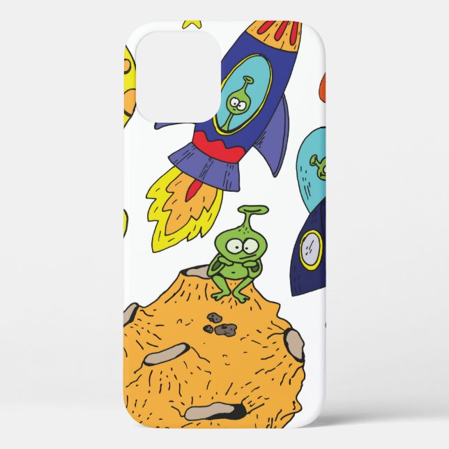 Funda De Case-Mate Para iPhone Conjunto de ilustraciones personalizados sobre el  (Reverso )