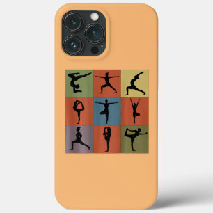 Funda Para iPhone 13 Pro Max Conjunto de pose Mejores impresiones de yoga en la