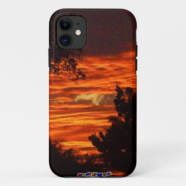 Funda De Case-Mate Para iPhone Conjunto de Sol (Reverso)