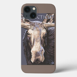Funda Para iPhone 13 ConnecticutMoose Arriba Cerrar