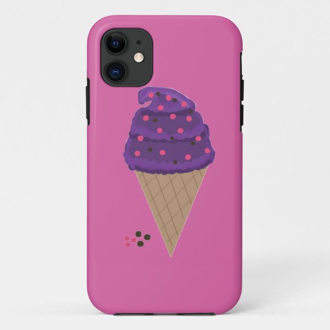 Funda De Case-Mate Para iPhone Cono de helado (Reverso)
