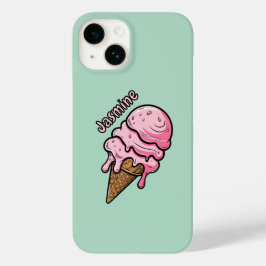 Funda Para iPhone 14 De Case-Mate Cono de helado de fusión personalizado