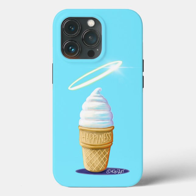 Funda De Case-Mate Para iPhone Cono de helado KiniArt (Reverso )
