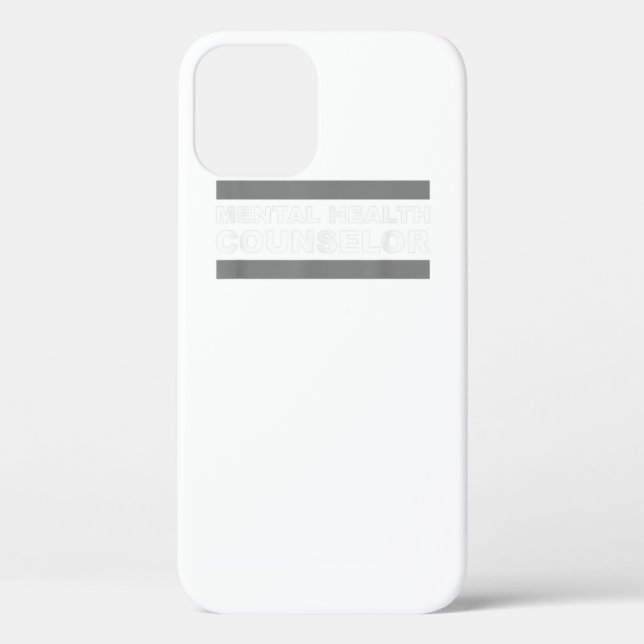 Funda De Case-Mate Para iPhone Consejero de Salud Mental (Reverso )