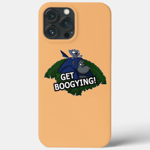 Funda Para iPhone 13 Pro Max Consigue Bailar Diseño Divertido de Gorila y Gato