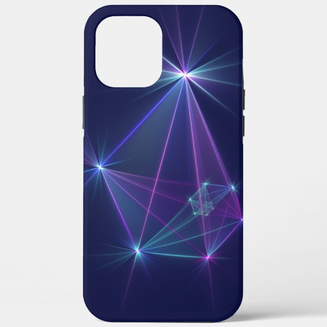 Funda De Case-Mate Para iPhone Constelación, Arte Fractal de Fantasía Abstracta (Reverso )