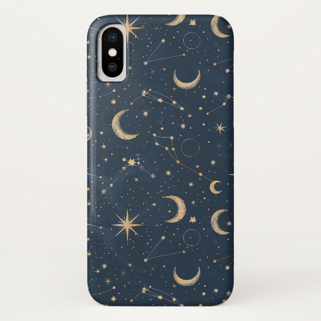 Funda De Case-Mate Para iPhone Constelación celeste - Noche estrellada (4) (Reverso)