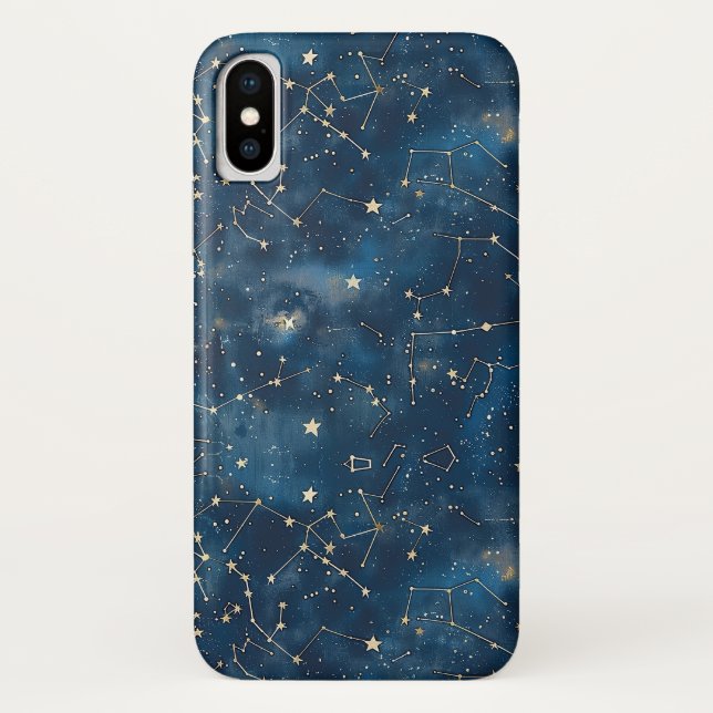 Funda De Case-Mate Para iPhone Constelación celeste - Noche estrellada (6) (Reverso)
