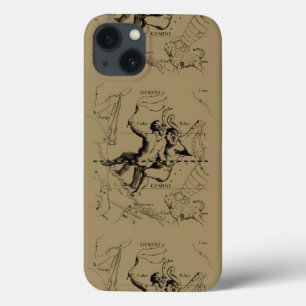 Funda Para iPhone 13 Constelación de Gemini Zodiac Hevelius alrededor d