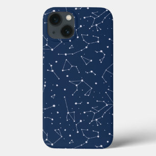 Funda Para iPhone 13 Constellations Starry Sky Navy Blue