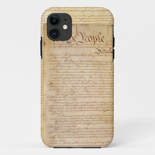 FUNDA DE Case-Mate PARA iPhone CONSTITUCIÓN DE LOS E.E.U.U. (Reverso)