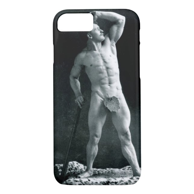 Funda De Case-Mate Para iPhone Construcción de cuerpos - Eugen Sandow (Reverso)