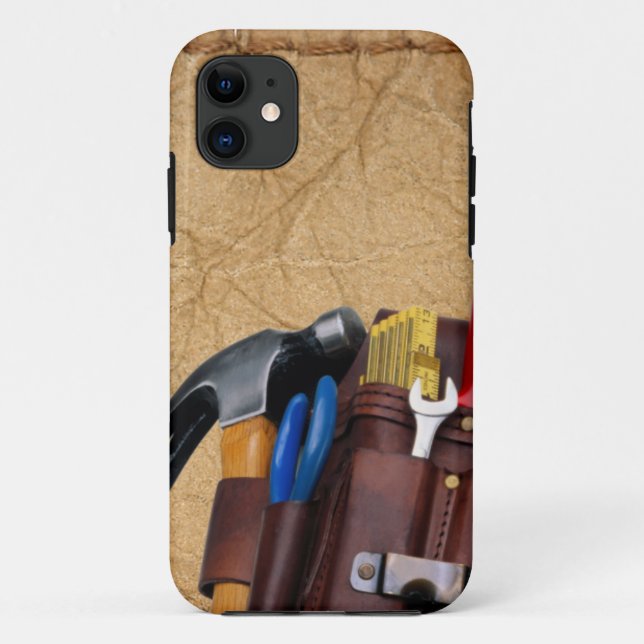 Funda De Case-Mate Para iPhone Construcción de la manitas (Reverso)