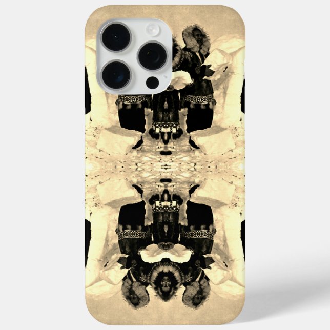 Funda De Case-Mate Para iPhone Constructores de igloo de Alaska en EEUU (Reverso )