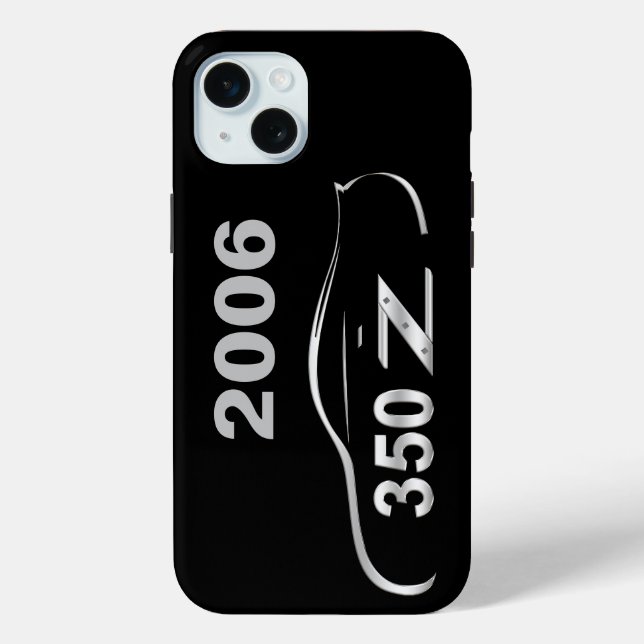 Funda De Case-Mate Para iPhone Contorno de coche de 350Z 2006 (Reverso )