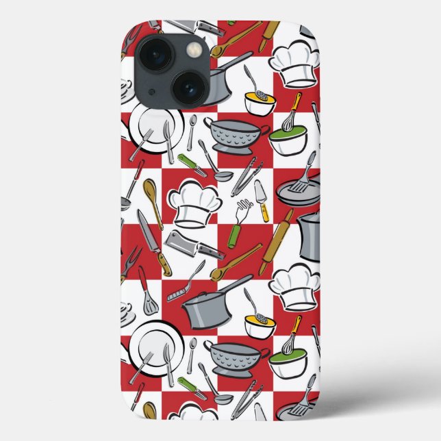 Funda De Case-Mate Para iPhone Control de las herramientas de la cocina (Reverso)