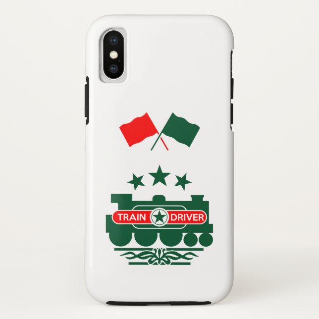 Funda De Case-Mate Para iPhone Controlador de tren (Reverso)
