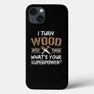 Funda Para iPhone 13 Convierto madera en cosas de carpintería