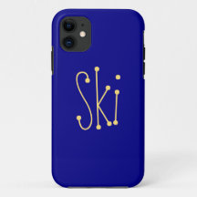 Cook SKI Texto Negrita Coloroso Fondo Azul Real