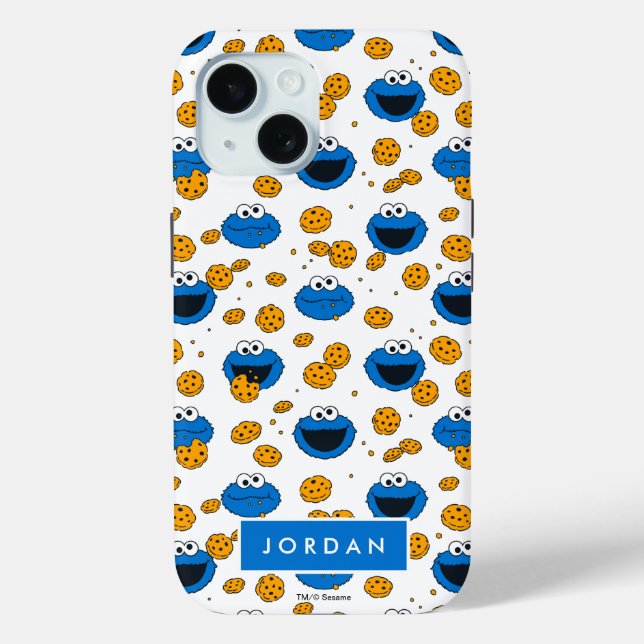 Funda De Case-Mate Para iPhone Cookie Monster | C es para Cookie (Reverso )