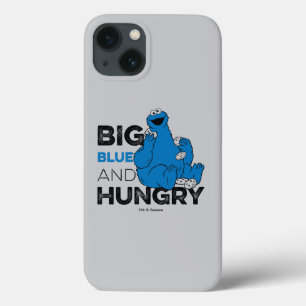 Funda Para iPhone 13 Cookie Monster   Gran Azul y Hambre