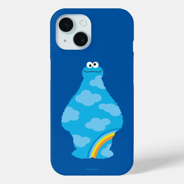 Funda De Case-Mate Para iPhone Cookie Monster Rainbows (Reverso )