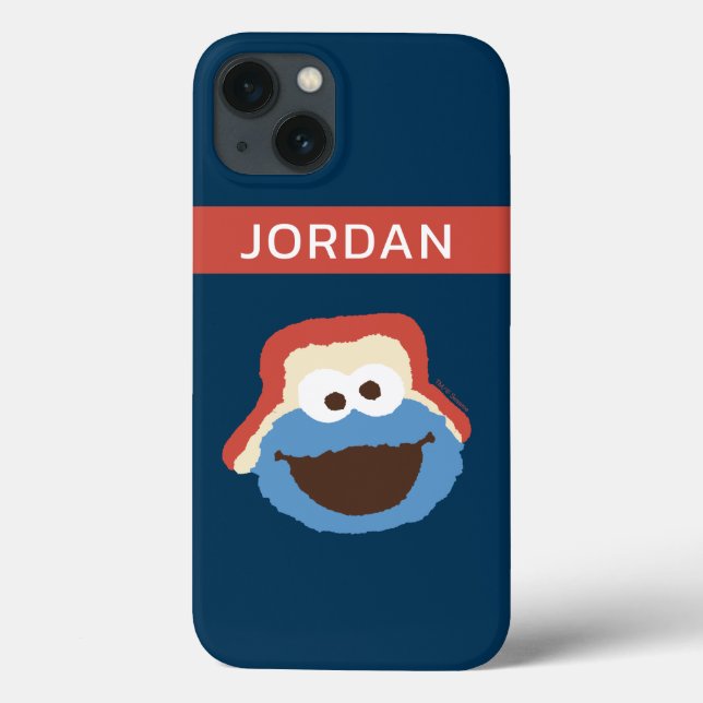Funda De Case-Mate Para iPhone Cookie Monster Woodland Face | Añadir su nombre (Reverso)
