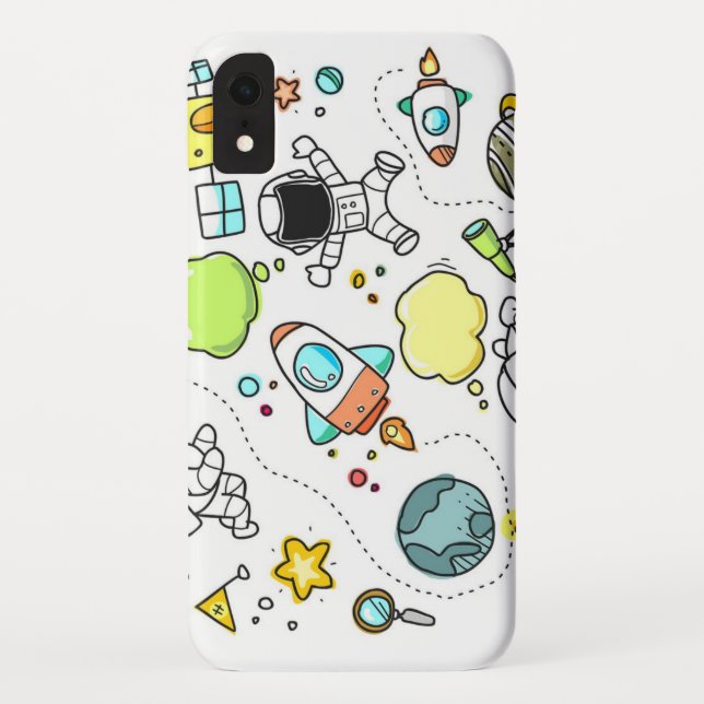 Funda De Case-Mate Para iPhone Cool beautiful space astronaut  (Reverso)