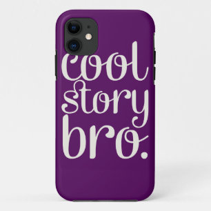Funda Para iPhone 11 Cool Story Bro Purple