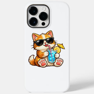 Funda Para iPhone 14 Pro Max De Case-Mate Cool Summer Cat