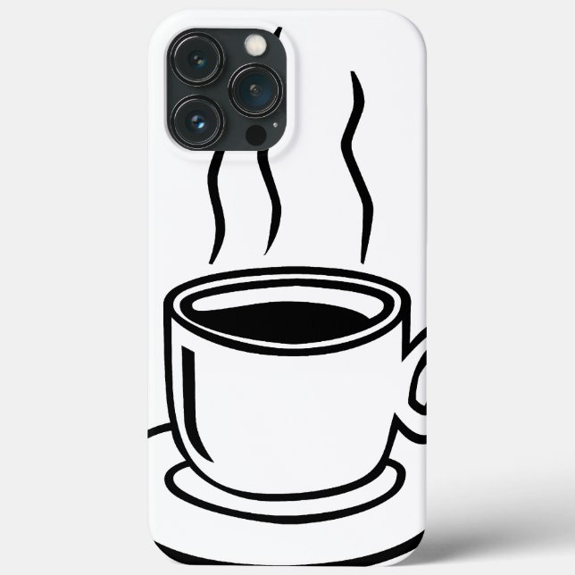 Funda De Case-Mate Para iPhone Copa de café (Reverso )