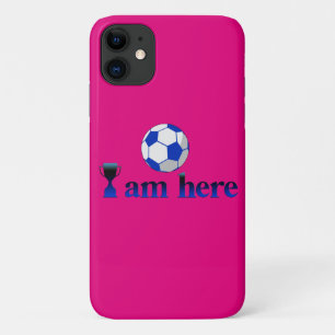 Funda Para iPhone 11 Copa divertida de fútbol - Estoy aquí