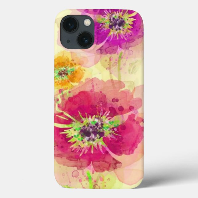 Funda De Case-Mate Para iPhone Copas acuáticas pintadas 2 (Reverso)
