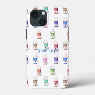 Funda Para iPhone 13 Mini Copas de café con colores completos