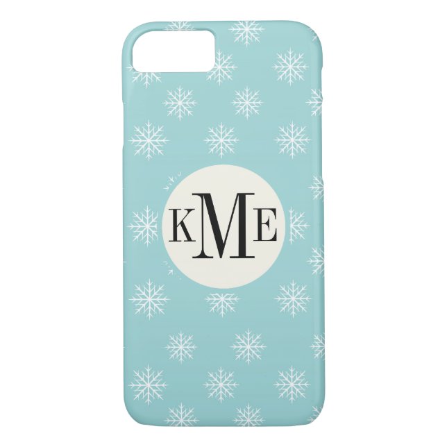 Funda De Case-Mate Para iPhone Copos de nieve (Reverso)