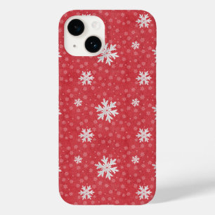 Funda Para iPhone 14 De Case-Mate Copos de nieve en las toallas invitadas a los Navi