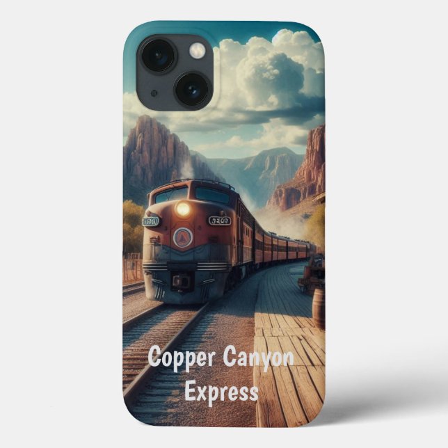 Funda De Case-Mate Para iPhone Copper Canyon Express (Reverso)