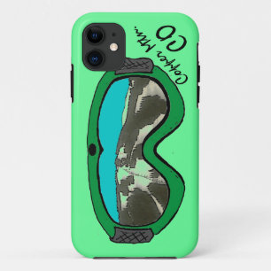 Funda Para iPhone 11 Copper Mtn Colorado verde goggle art iphone 5