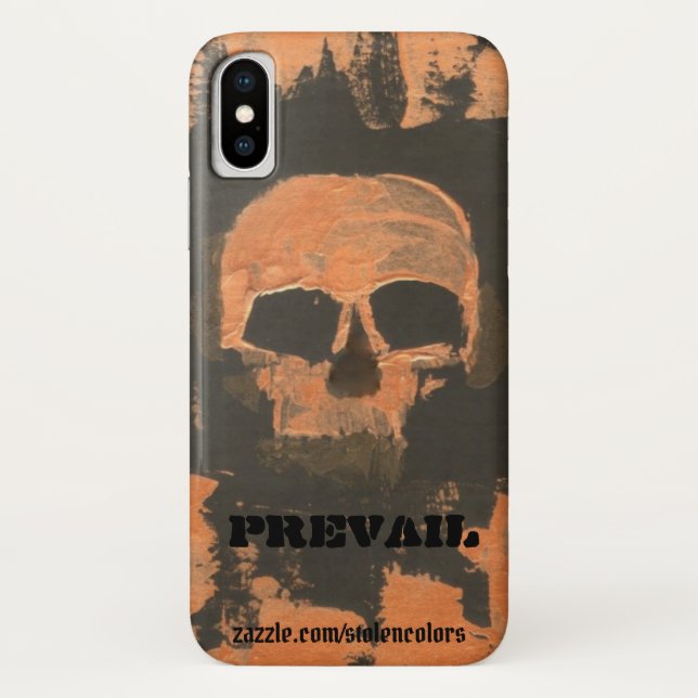 Funda De Case-Mate Para iPhone Copper Skull prevalece (Reverso)