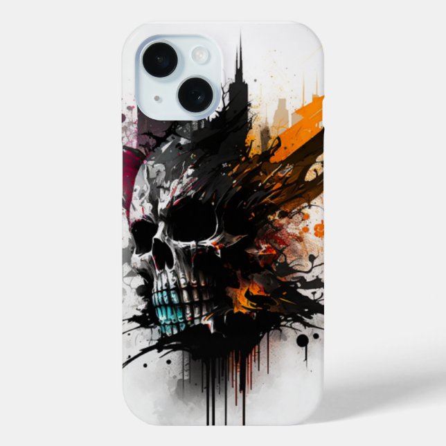 Funda De Case-Mate Para iPhone Coque art abstrait (Reverso )