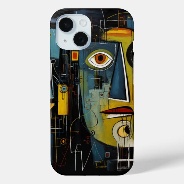 Funda De Case-Mate Para iPhone Coque art abstrait (Reverso )