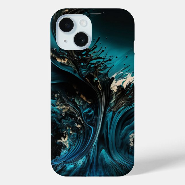 Funda De Case-Mate Para iPhone Coque art abstrait (Reverso )