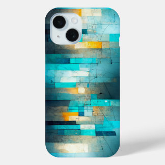 Funda Para iPhone 15 Coque art abstrait