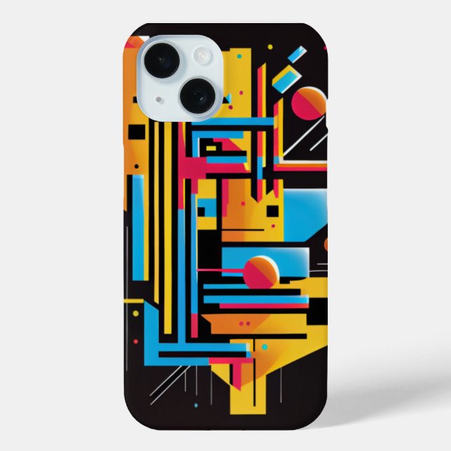 Funda De Case-Mate Para iPhone Coque art abstrait (Reverso )