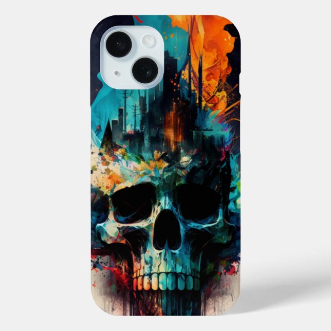 Funda De Case-Mate Para iPhone Coque art abstrait (Reverso )