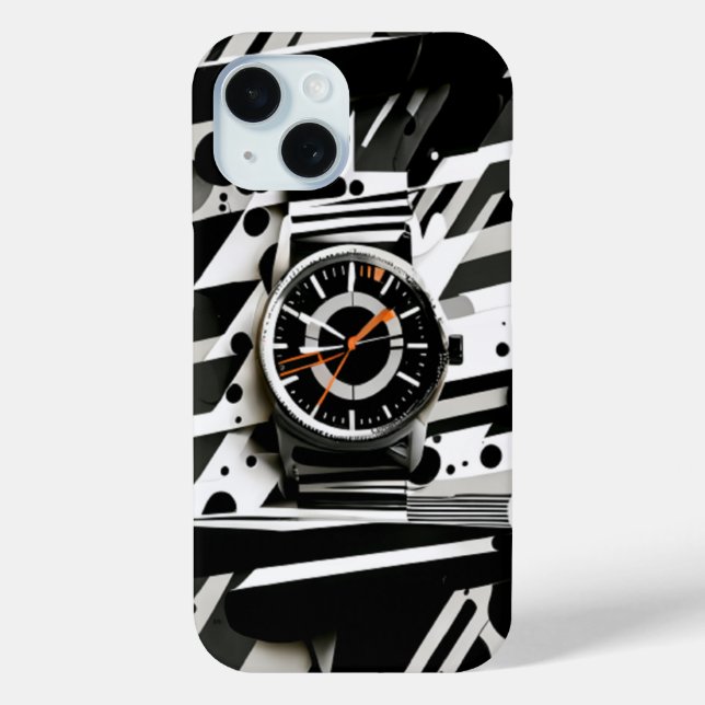Funda De Case-Mate Para iPhone Coque art abstrait watch (Reverso )