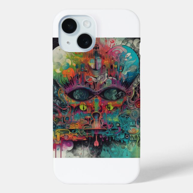 Funda De Case-Mate Para iPhone coque d'art abstrait (Reverso )