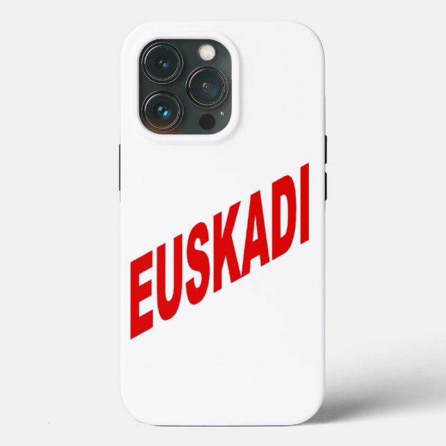Funda De Case-Mate Para iPhone Coque iPhone/iPad13pro   EUSKADI (Reverso )