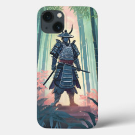 Funda Para iPhone 13 Coque samouraï