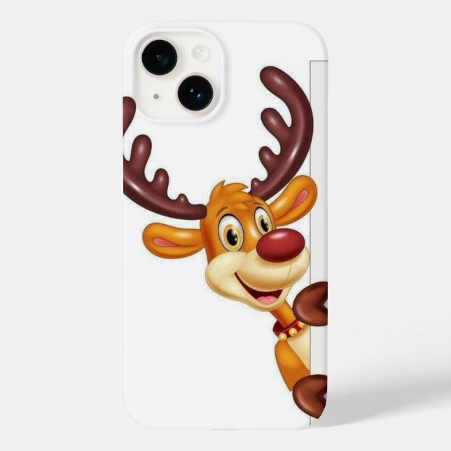 Funda De Case-Mate Para iPhone Coque Téléphone "Renne Rigolo" (Reverso )